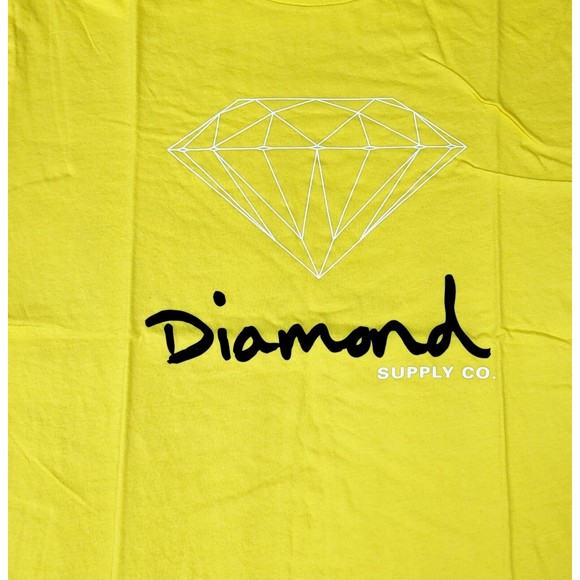 Diamond Supply Co t shirt / yellow / short sleeve / Diamond supply graphic tee - Picture 3 of 4